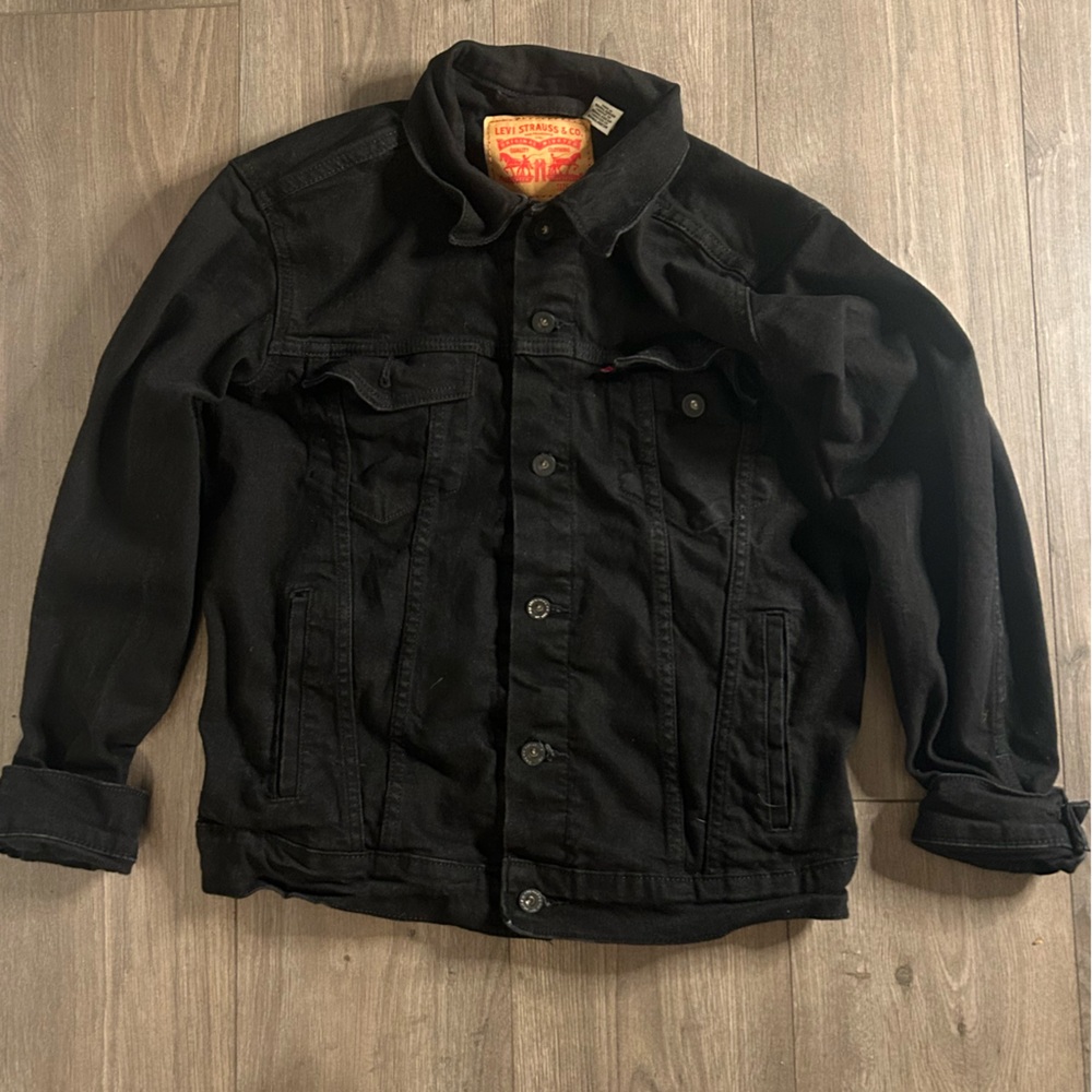 Levi’s Black Denim Jacket Men’s Medium